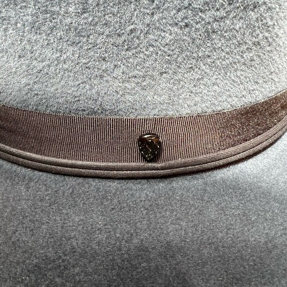 NWT Kaminski XY Bluesteel/Graphite Fur Felt Hat - Picture 6 of 10